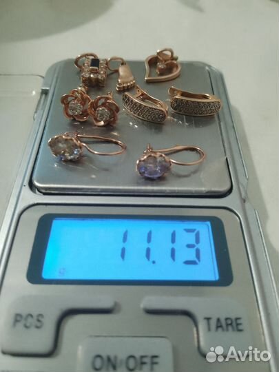 Серьги и подвески. 585 проба