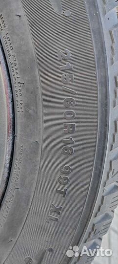 Зимняя резина на дисках r16 (2 шт)