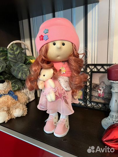 Кукла текстильная интерьерная ручной работы