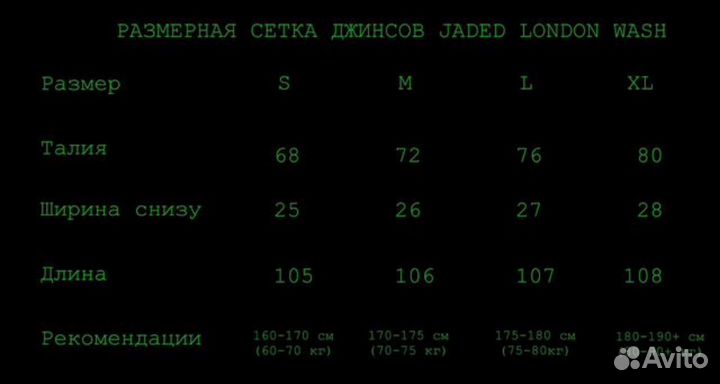 Джинсы Jaded London Sandblast Colossus