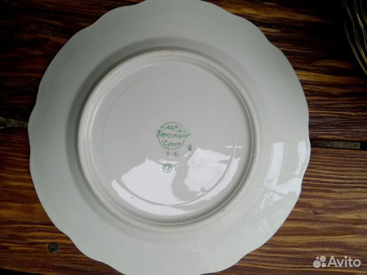 Тарелки Коростенского фарфорового завода