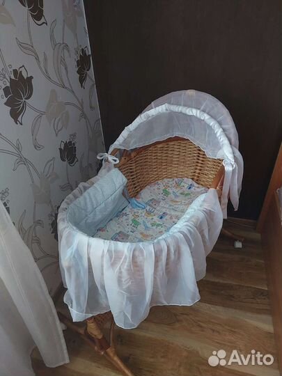 Люлька колыбель плетенная