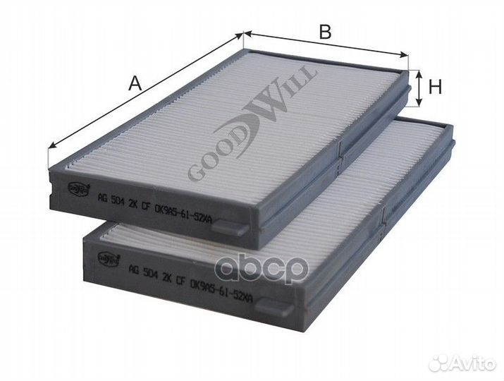 Фильтр салона;KIA
