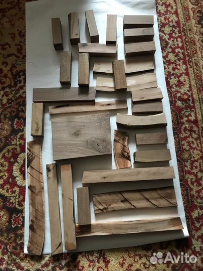 Деревянные бруски, заготовки для ножа