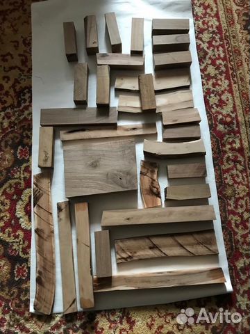 Деревянные бруски, заготовки для ножа