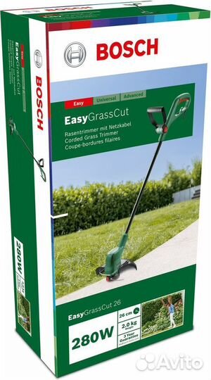Триммер электрический Bosch EasyGrassCut 26 + новы