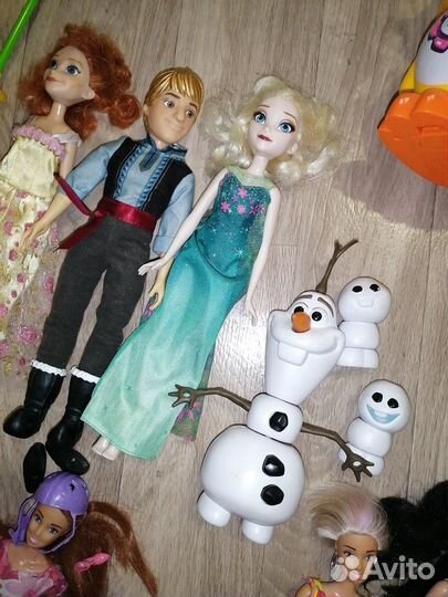 Барби, Холодное сердце, фея, собака, принцесса, ин