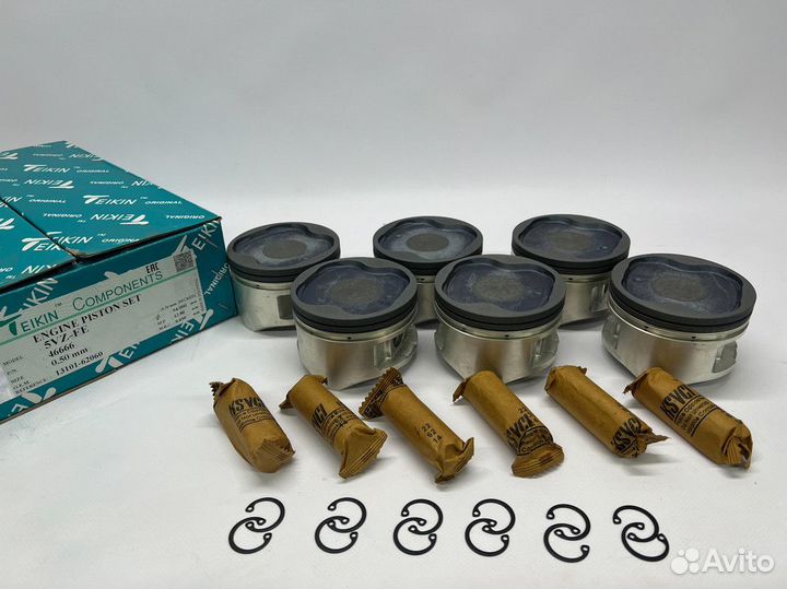 Поршни (к-т 6шт) 0,50 5vzfe 1,5*1,5*4 46666050