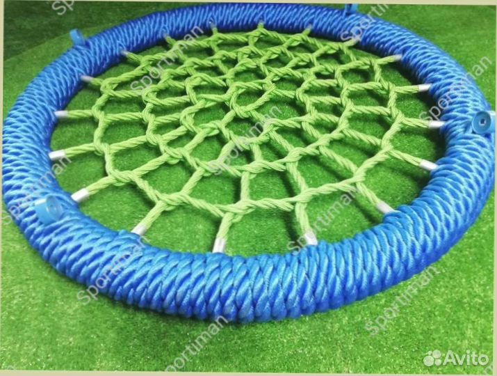 Качели гнездо с армированным канатом, 100 см