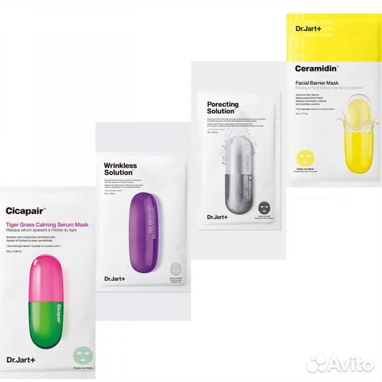 Косметика корейская. Dr.Jart + Маски для лица