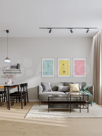 2-к. квартира, 59,2 м², 8/18 эт.