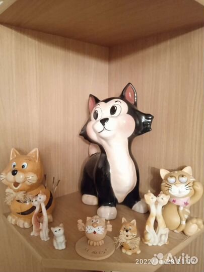 Коллекция кошек, фигурки. Все вместе. 2500