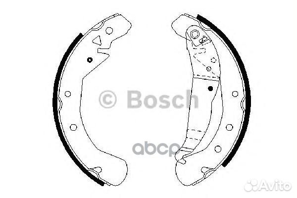Колодки тормозные барабанные зад opel astr
