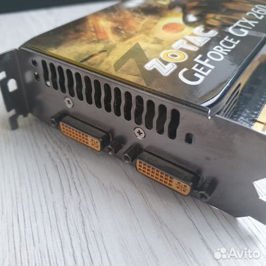 Видеокарта zotac GeForce GTX 260