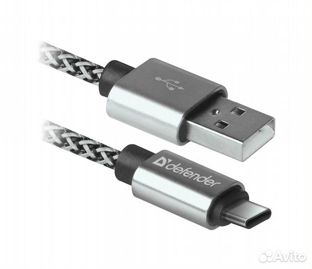 Кабель USB2.0 TO type-C 1M white USB09-03T 87815