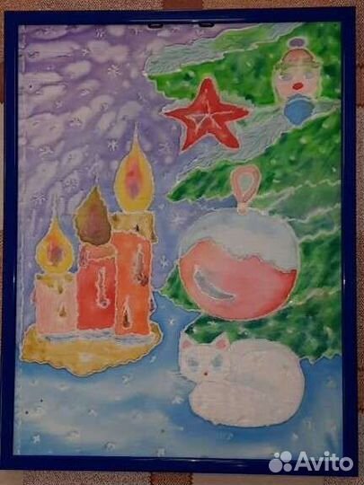 Картина батик