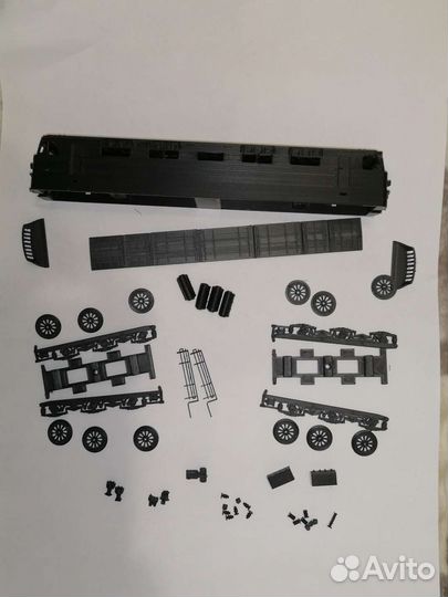 Локомотивы электровозы h0 1:87 3d печать fdm