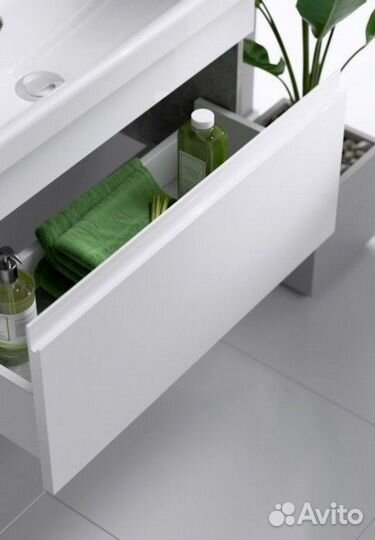 Тумба с раковиной Aqwella SMART SRT0105BS+UM-MOD50SL/1