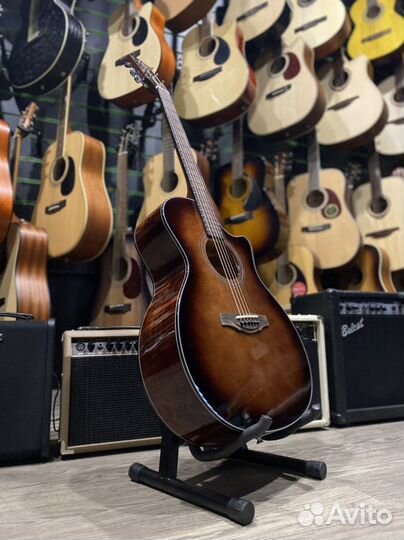 Kepma F0 GA WA с кейсом акустическая гитара массив