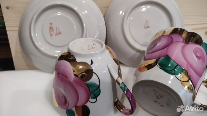 Винтажные чашки бокалы гиганты