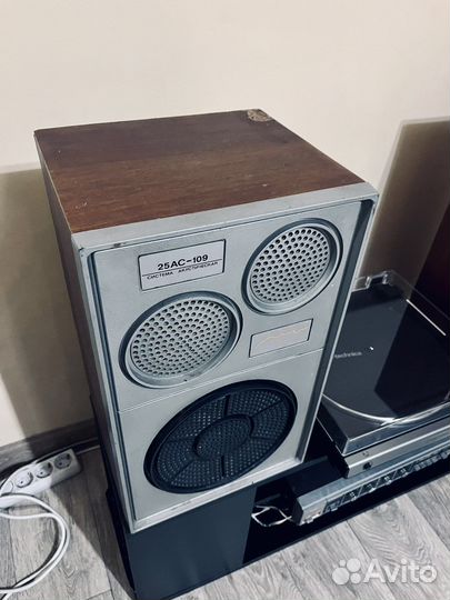 Колонки Вега 25ас 109, усилитель вега