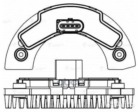 Резистор электровентилятора отопителя LFR1002