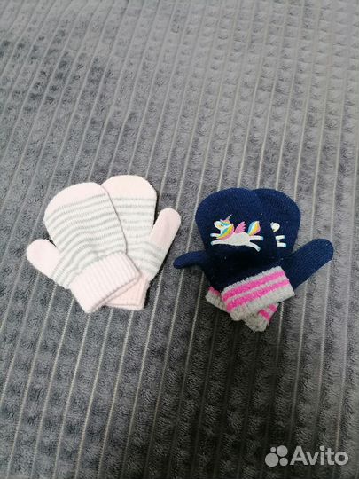 Варежки, перчатки на девочку