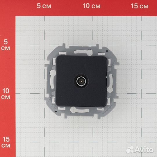 Розетка телевизионная 673873 оконечная скрытая уст