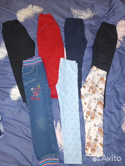 Вещи пакетом на девочку 104 110