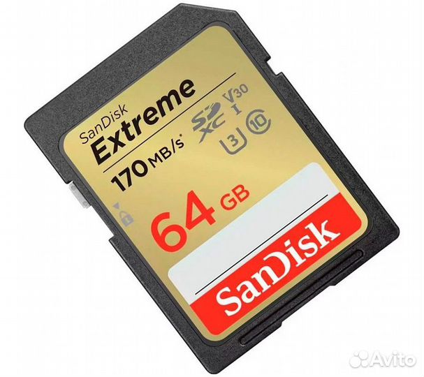 Карта памяти SanDisk sdxc Extreme Class 10 UHS-I V