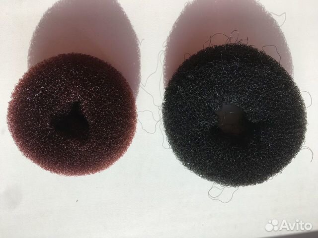 Два бублика для волос, бигуди (разные)