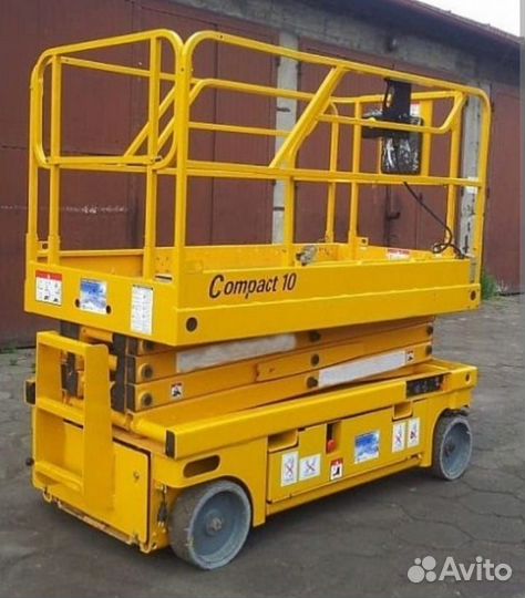 Электрический ножничный подъемник 10 м