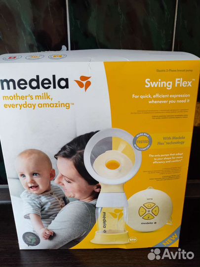 Молокоотсос электрический medela swing flex