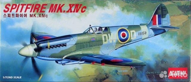 Сборные модели 1/72 Academy Bf-109E, Tempest, P-51