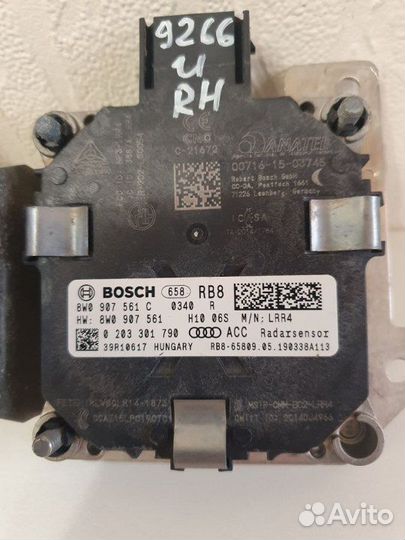 Датчик радарный правый Audi Q7 2015-2021