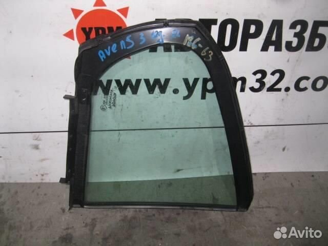 Стекло двери задней левой (форточка) от Toyota Av