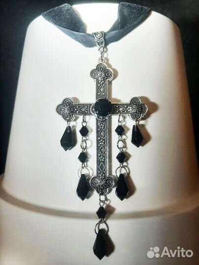 Чокер с Крестом и Крест на цепочке