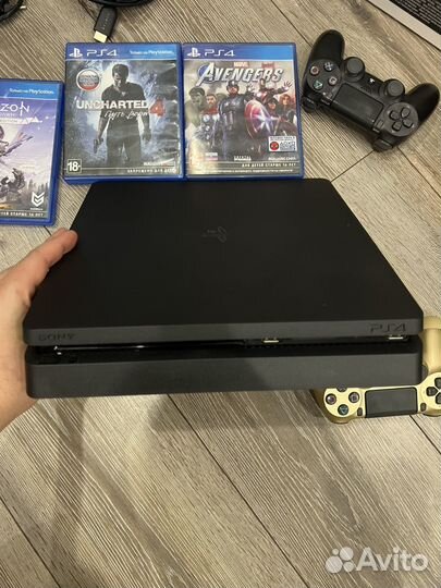 Sony playstation 4 slim 1tb в отличном состоянии