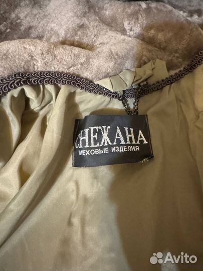 Шуба из натуральной овчины 48