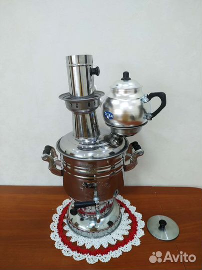 Самовар на дровах турецкий. Объем 3,5л