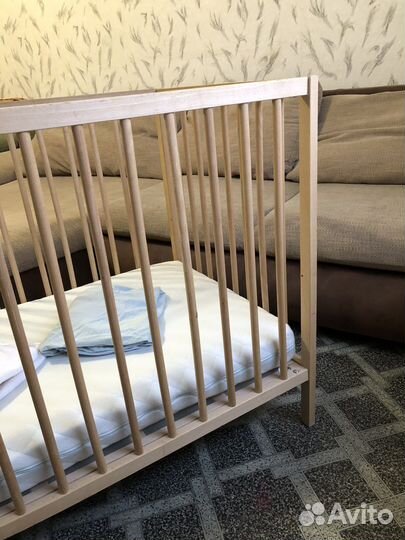 Детская кровать IKEA с матрасом