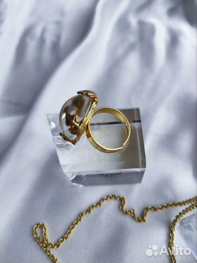 Кулон и кольцо набор комплект