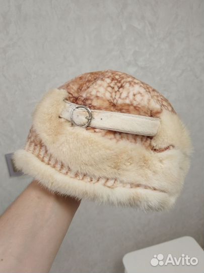 Шапка норковая женская