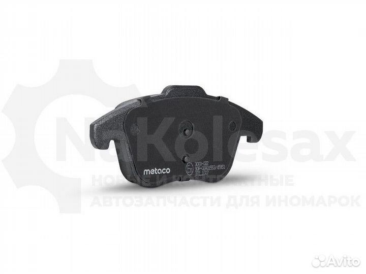 Колодки тормозные передние к-кт Metaco 3000-022