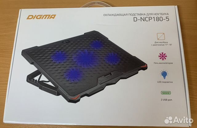 Подставка с охлаждением для ноутбука 17-18 дюйма