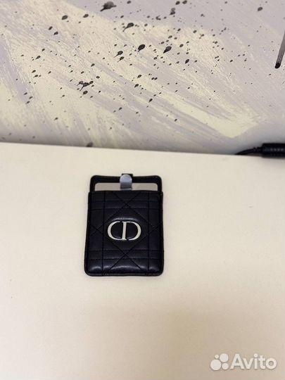 Кардхолдер Dior Black Logo phone Оригинал