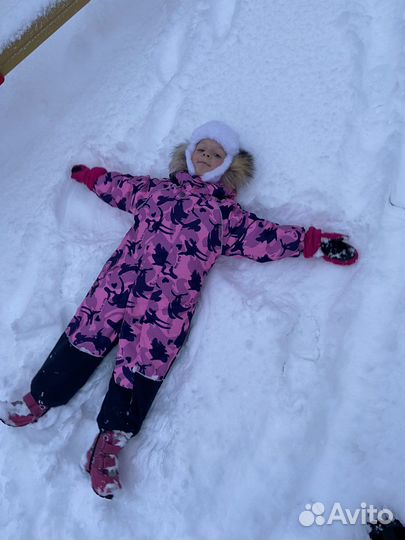Зимний комбинезон для девочки 110