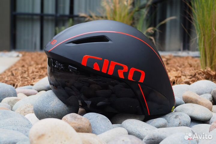 Велошлем Giro с визором Aerohead д/триатлона Large