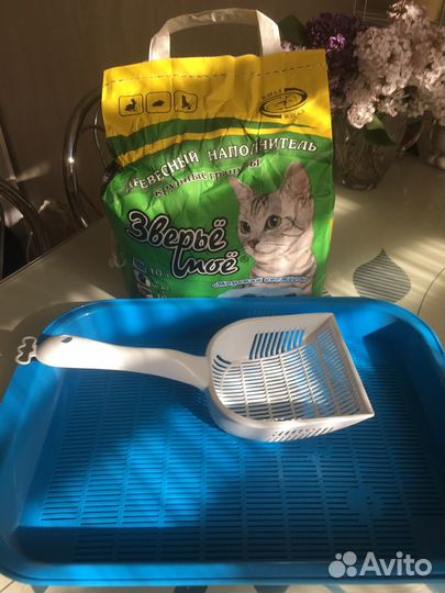 Лоток,совочек,наполнитель