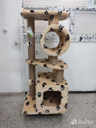 Когтеточка с домиком комплекс.Котёнок Гав